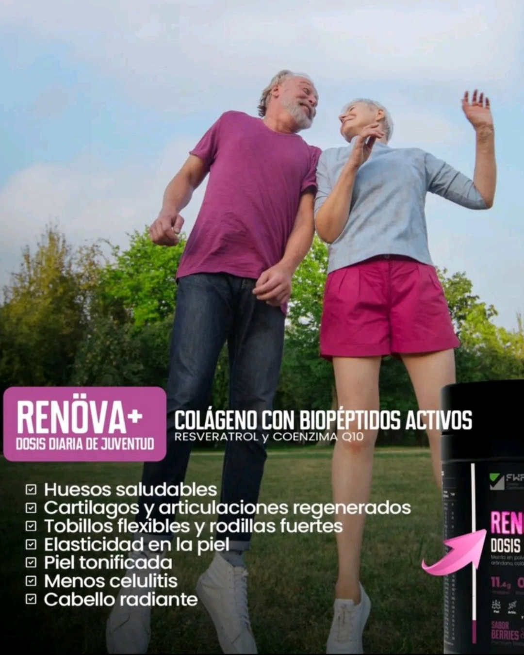 COLÁGENO RENÖVA: Tu secreto diario para verte más joven