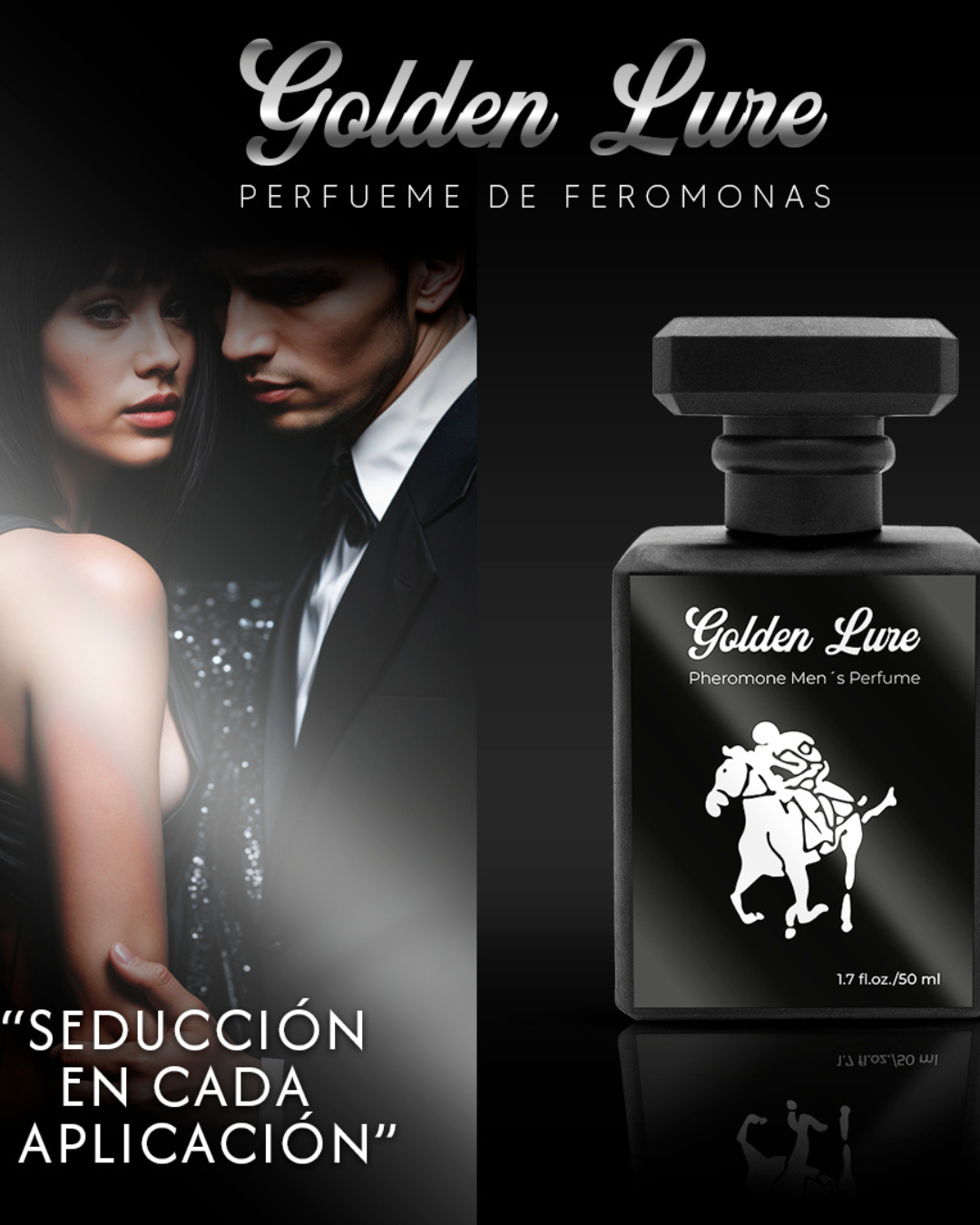 Golden Lure - Perfume con Feromonas para Atraer y Seducir